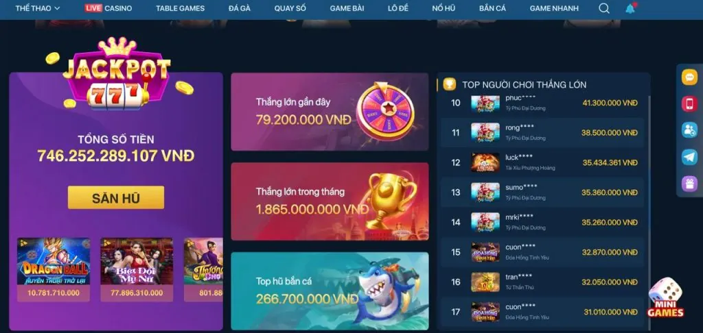 Người dùng đăng nhập w688 và khám phá game